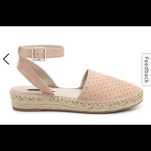 Steve Madden natural suede espadrilles